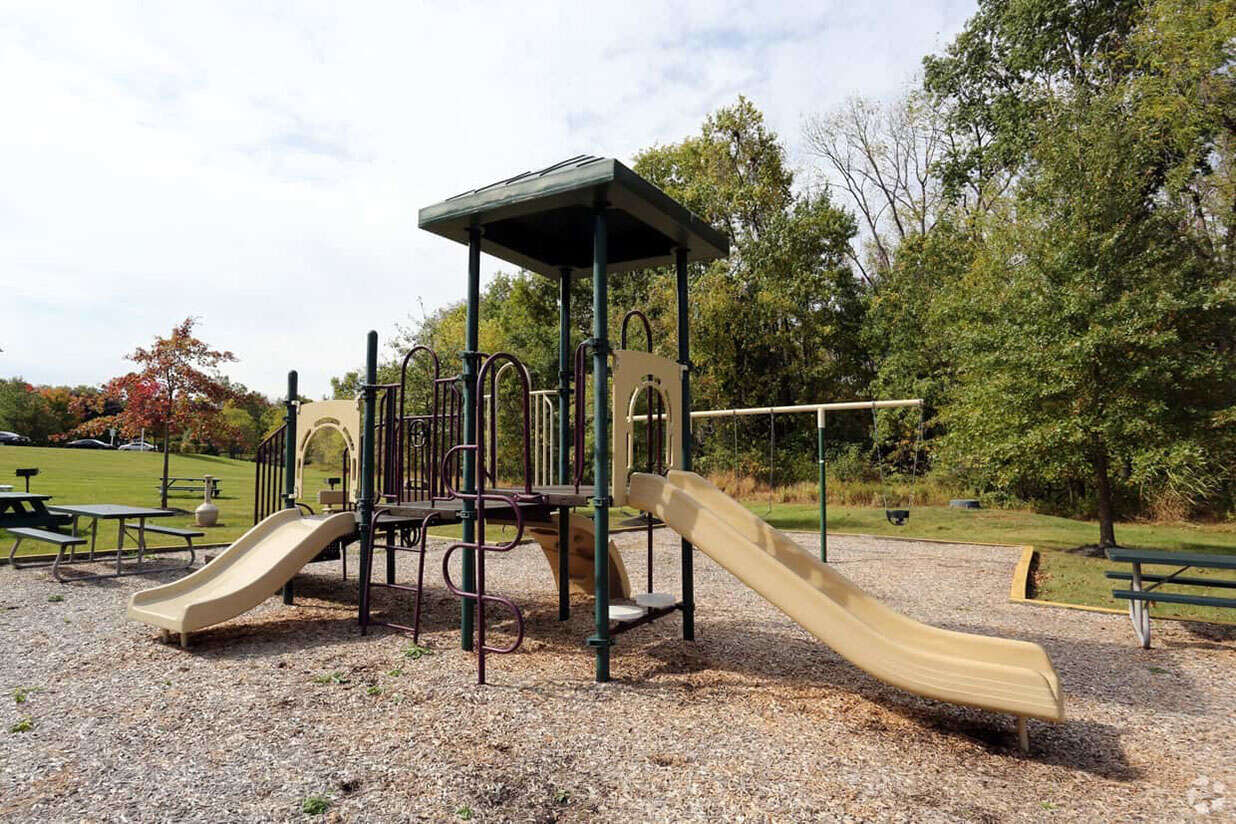Child-friendly tot lot for residents on Saucon View apartment grounds in Bethlehem